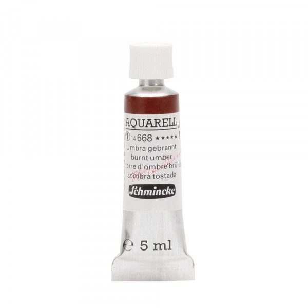 Peinture aquarelle Horadam 5 ml extra-fine 668 - Terre d'ombre brûlée