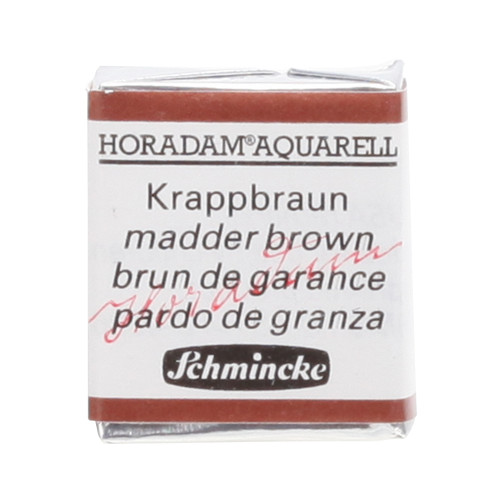 Peinture aquarelle Horadam demi-godet extra-fine 670 - Brun de garance
