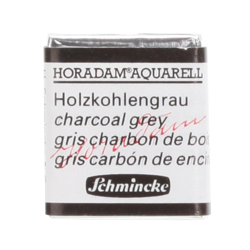 Peinture aquarelle Horadam demi-godet extra-fine 786 - Gris charbon de bois