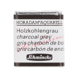 Peinture aquarelle Horadam demi-godet extra-fine 786 - Gris charbon de bois