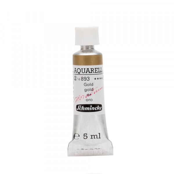 Peinture aquarelle Horadam 5 ml extra-fine 893 - Or