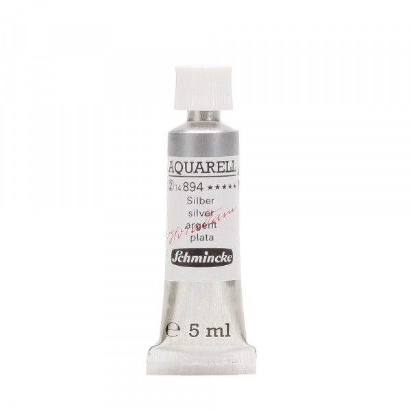 Peinture aquarelle Horadam 5 ml extra-fine 894 - Argent