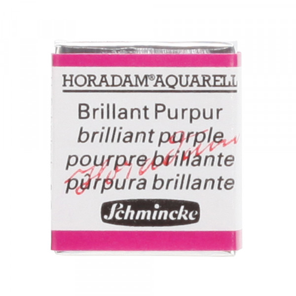 Peinture aquarelle Horadam demi-godet extra-fine 930 - Pourpre brillant