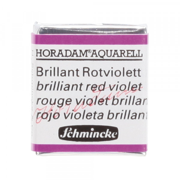 Peinture aquarelle Horadam demi-godet extra-fine 940 - Rouge violet brillant