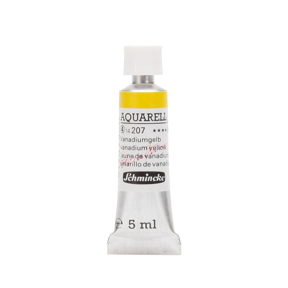 Peinture aquarelle Horadam 5 ml extra-fine 207 - Jaune de vanadium