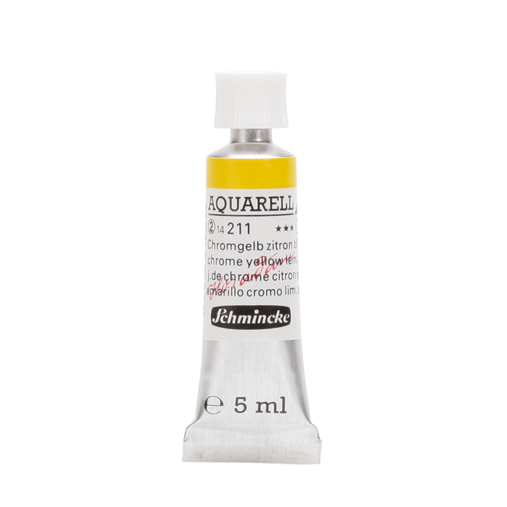 Peinture aquarelle Horadam 5 ml extra-fine 211 - Jaune de chrome citron