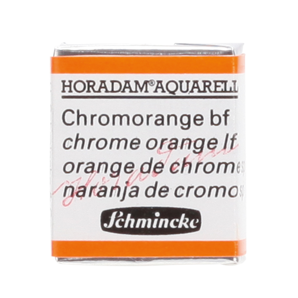 Peinture aquarelle Horadam demi-godet extra-fine 214 - Orange de chrome