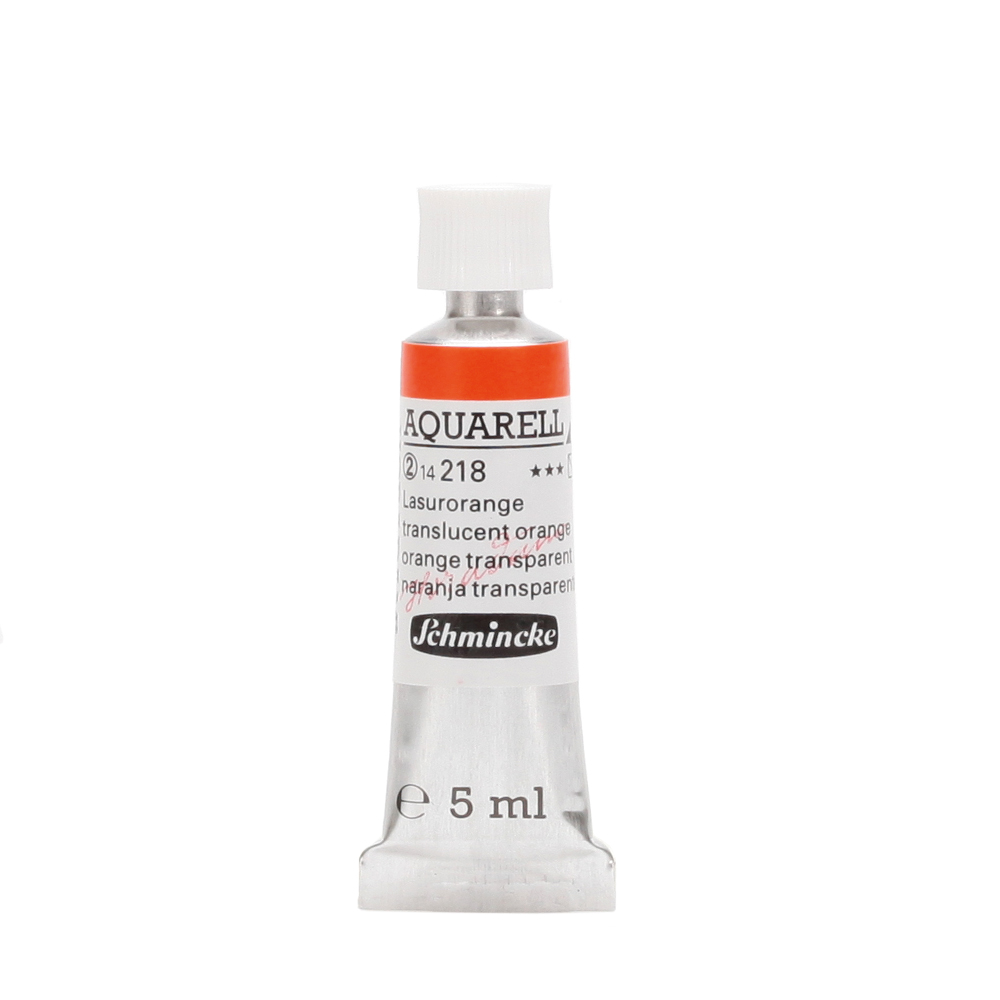 Peinture aquarelle Horadam 5 ml extra-fine 218 - Orange transparent