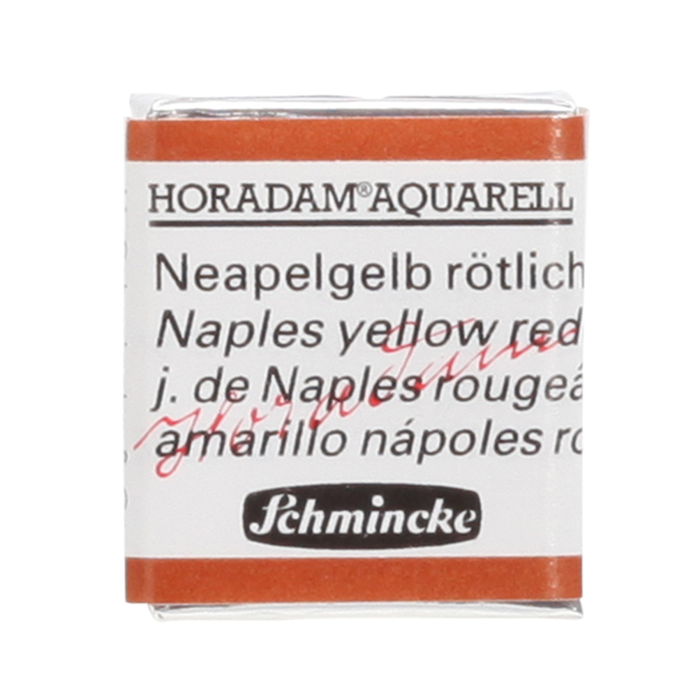 Peinture aquarelle Horadam demi-godet extra-fine 230 - Jaune de Naples rougeâtre