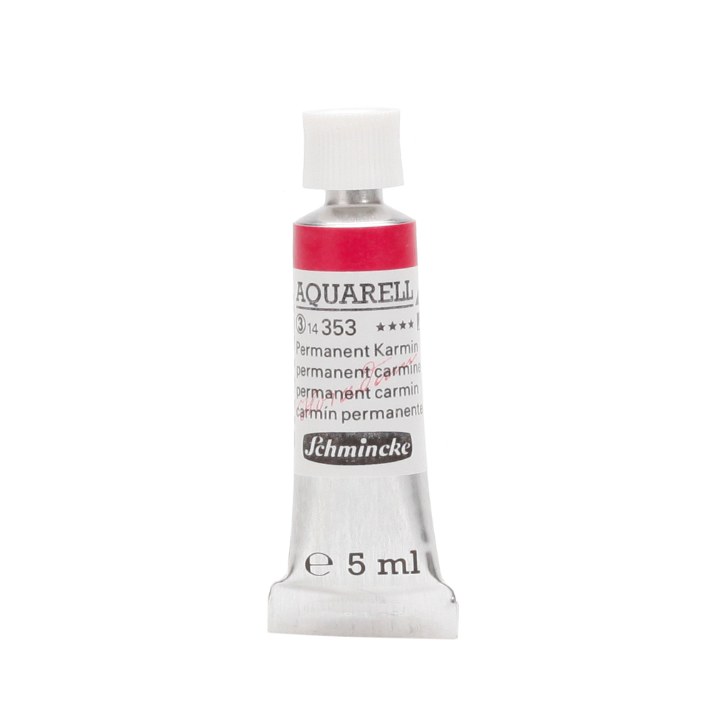 Peinture aquarelle Horadam 5 ml extra-fine 353 - Carmin permanent