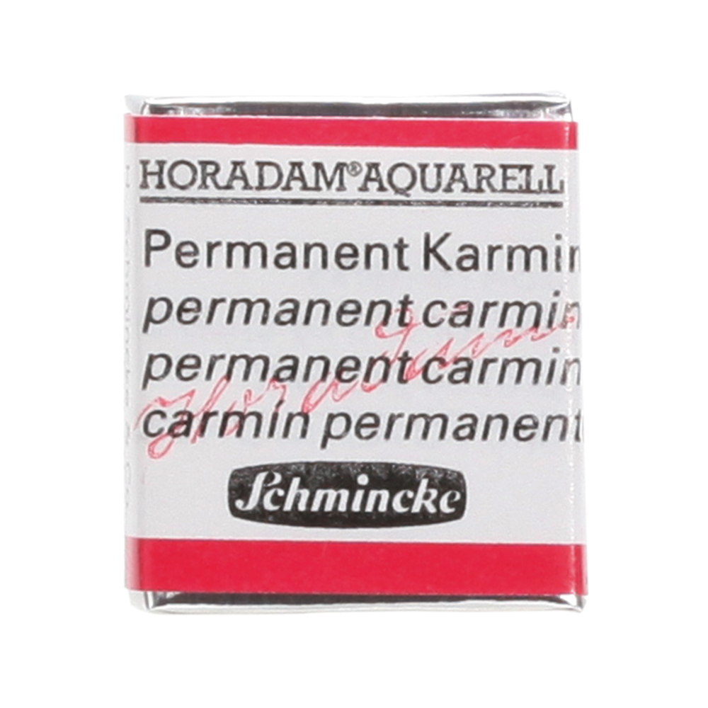 Peinture aquarelle Horadam demi-godet extra-fine 353 - Carmin permanent