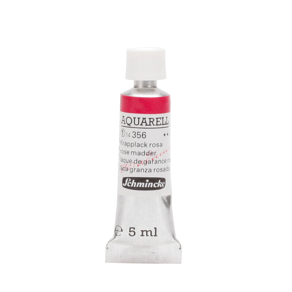 Peinture aquarelle Horadam 5 ml extra-fine 356 - Laque de garance rose