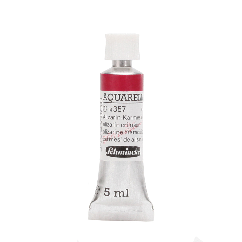 Peinture aquarelle Horadam 5 ml extra-fine 357 - Alizarine cramoisie