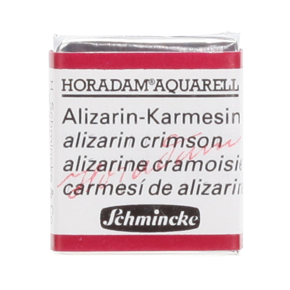 Peinture aquarelle Horadam demi-godet extra-fine 357 - Alizarine cramoisie