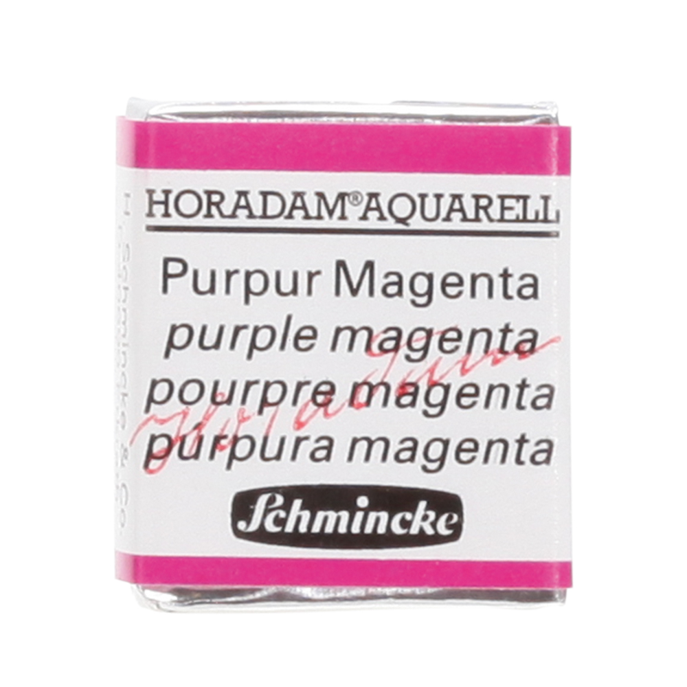 Peinture aquarelle Horadam demi-godet extra-fine 367 - Pourpre magenta