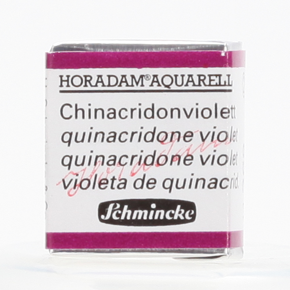 Peinture aquarelle Horadam demi-godet extra-fine 368 - Quinacridone violet