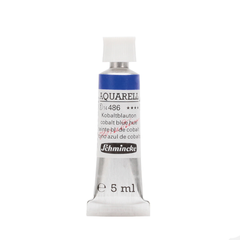 Peinture aquarelle Horadam 5 ml extra-fine 486 - Teinte bleu de cobalt