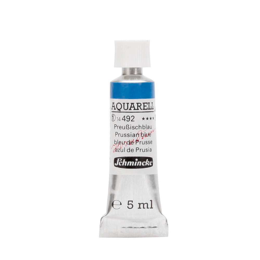 Peinture aquarelle Horadam 5 ml extra-fine 492 - Bleu de Prusse