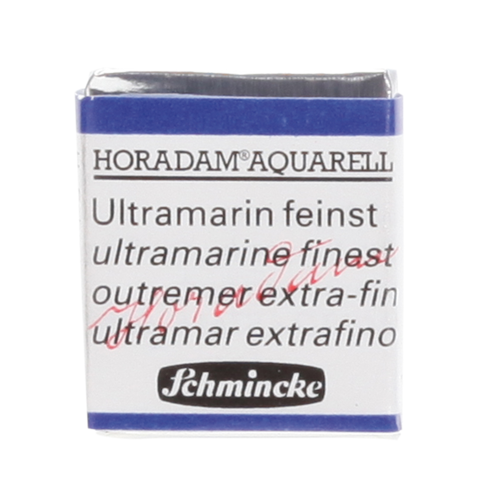 Peinture aquarelle Horadam demi-godet extra-fine 494 - Outremer extra-fin