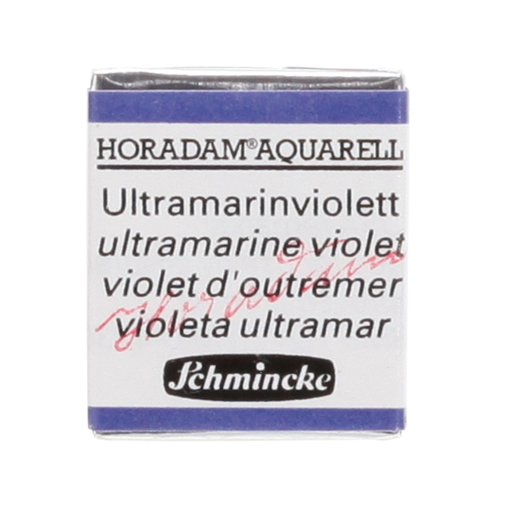 Peinture aquarelle Horadam demi-godet extra-fine 495 - Violet d'outremer