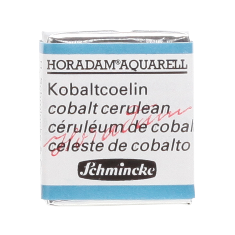 Peinture aquarelle Horadam demi-godet extra-fine 499 - Ceruleum de cobalt
