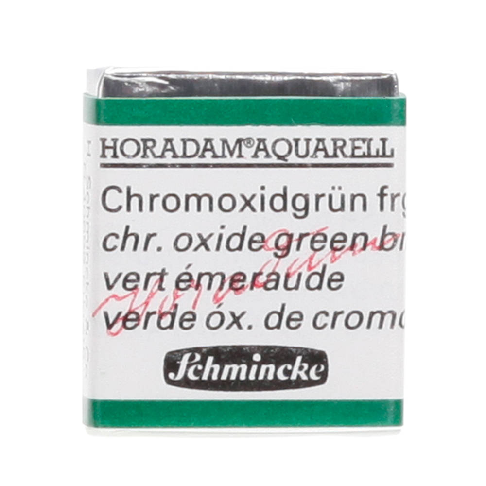 Peinture aquarelle Horadam demi-godet extra-fine 511 - Vert émeraude