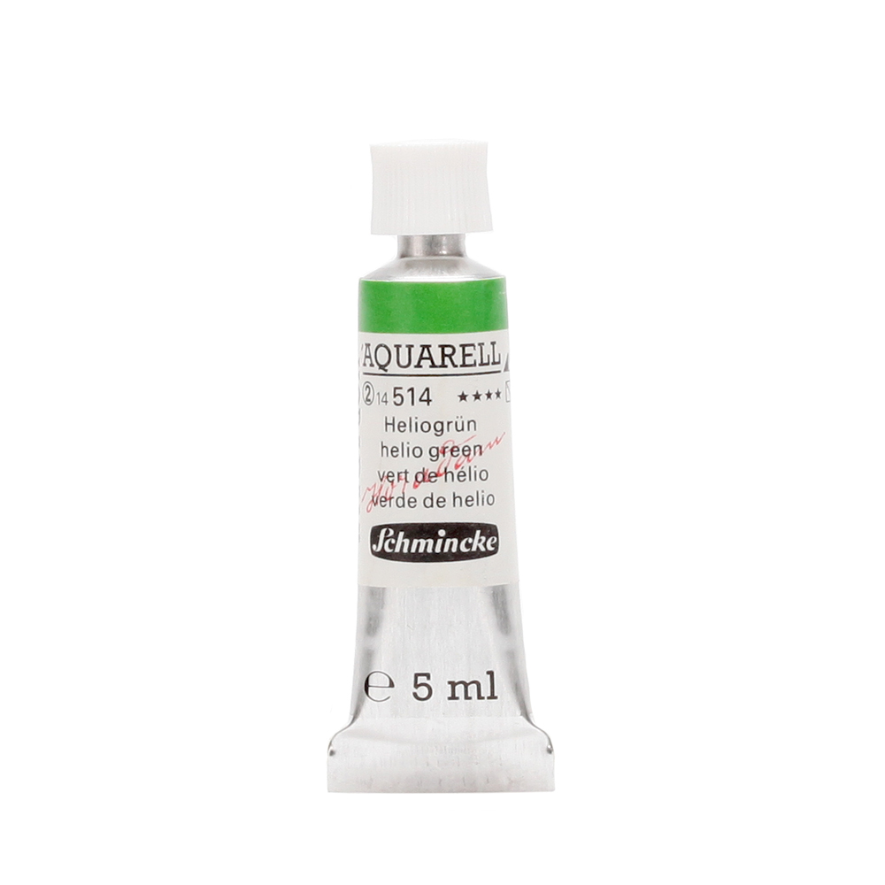 Peinture aquarelle Horadam 5 ml extra-fine 514 - Vert d'hélio