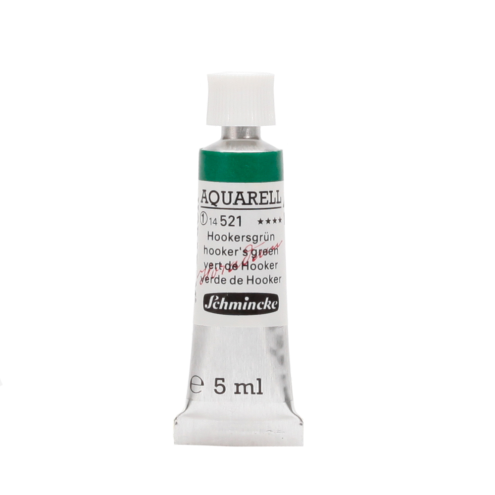 Peinture aquarelle Horadam 5 ml extra-fine 521 - Vert de hooker