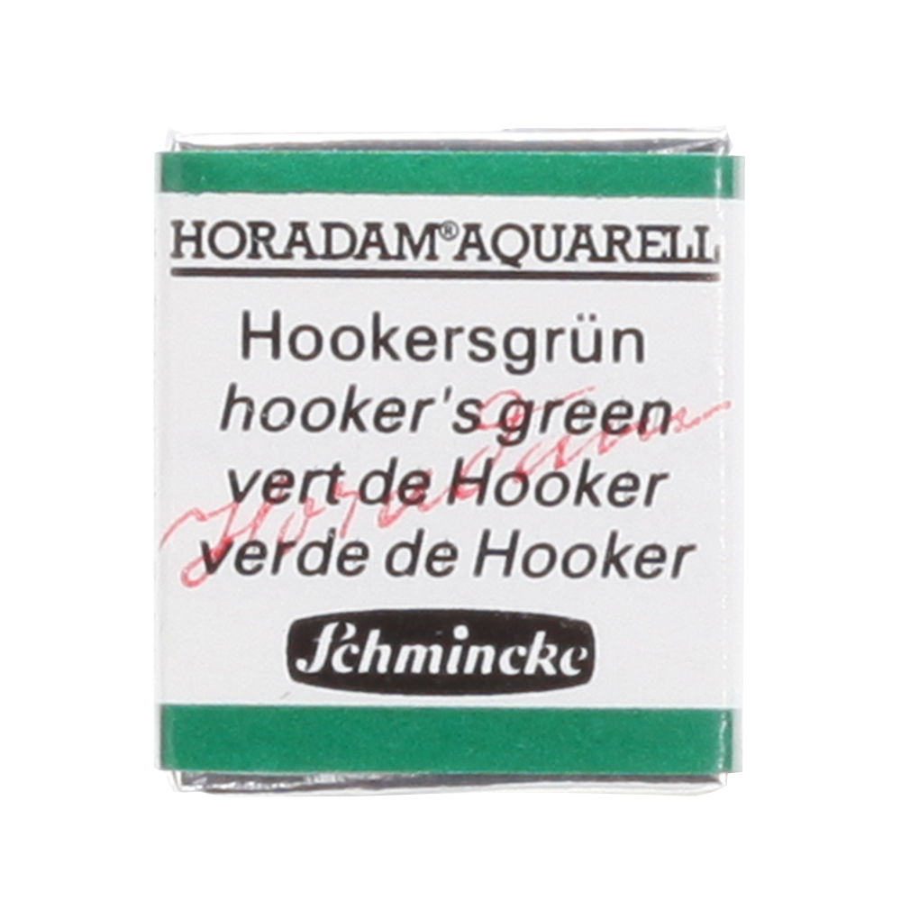 Peinture aquarelle Horadam demi-godet extra-fine 521 - Vert de hooker