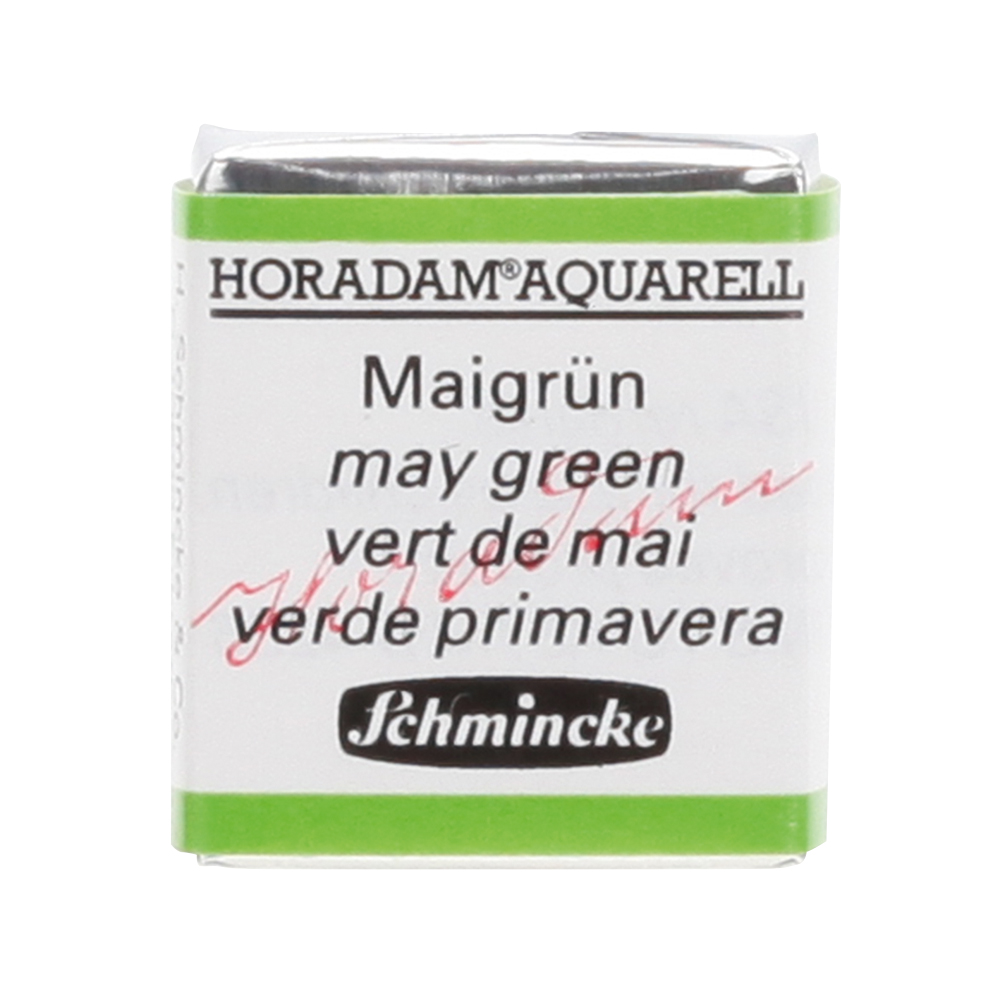 Peinture aquarelle Horadam demi-godet extra-fine 524 - Vert de mai
