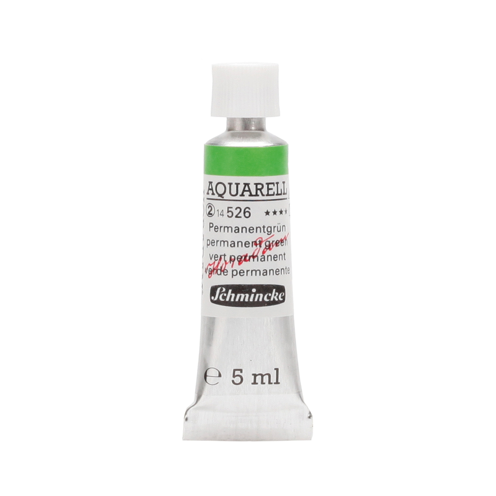 Peinture aquarelle Horadam 5 ml extra-fine 526 - Vert permanent