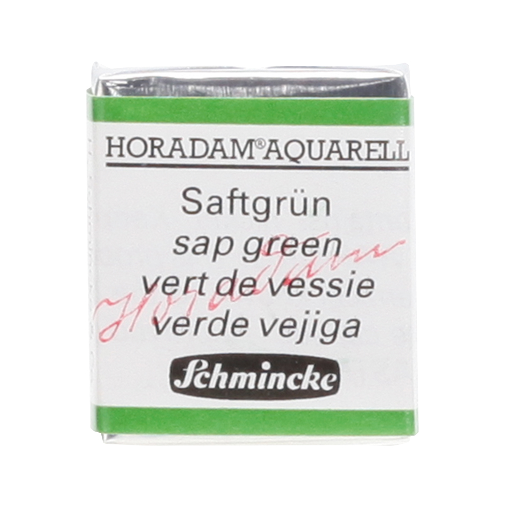 Peinture aquarelle Horadam demi-godet extra-fine 530 - Vert de vessie
