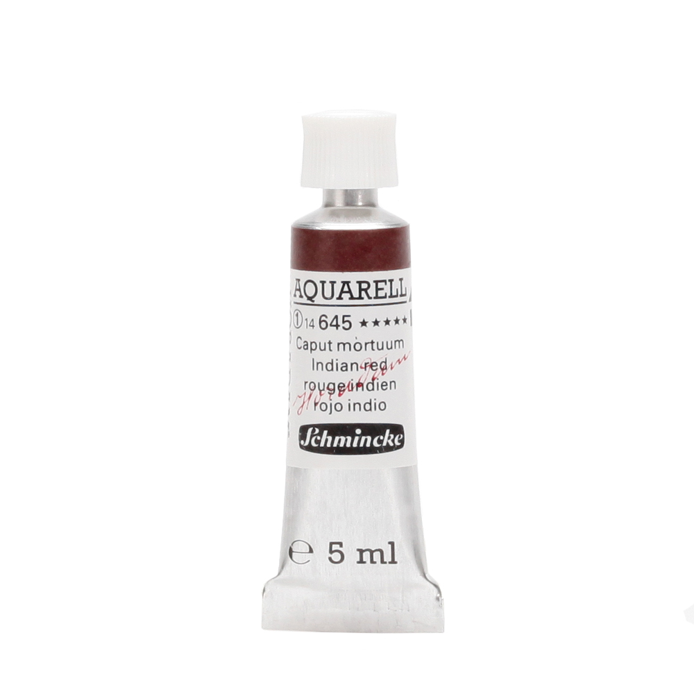 Peinture aquarelle Horadam 5 ml extra-fine 645 - Rouge indien