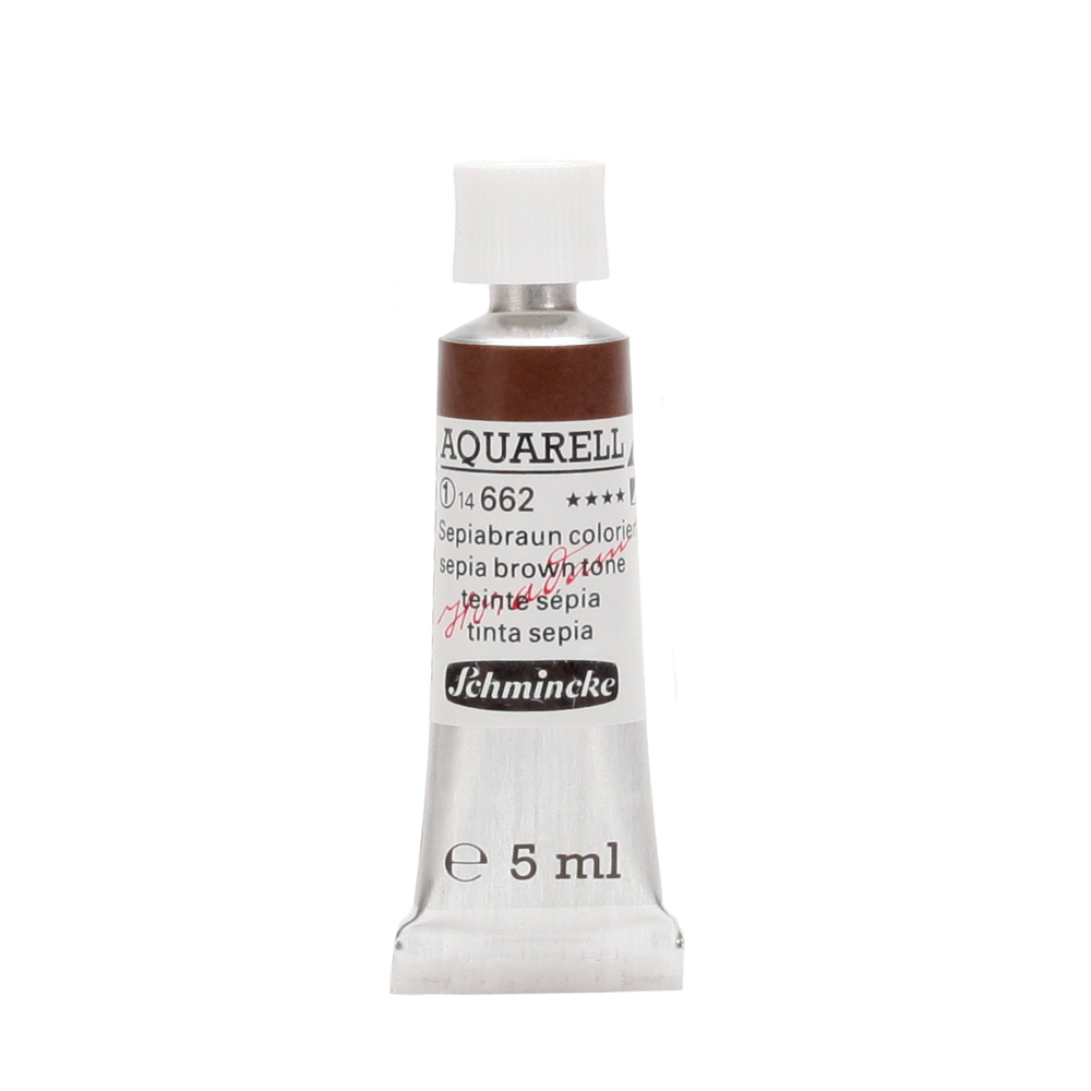 Peinture aquarelle Horadam 5 ml extra-fine 662 - Teinte sépia