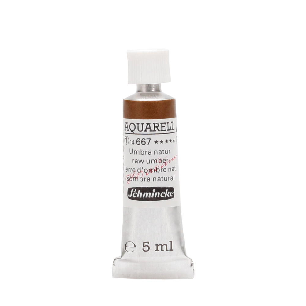 Peinture aquarelle Horadam 5 ml extra-fine 667 - Terre d'ombre naturelle