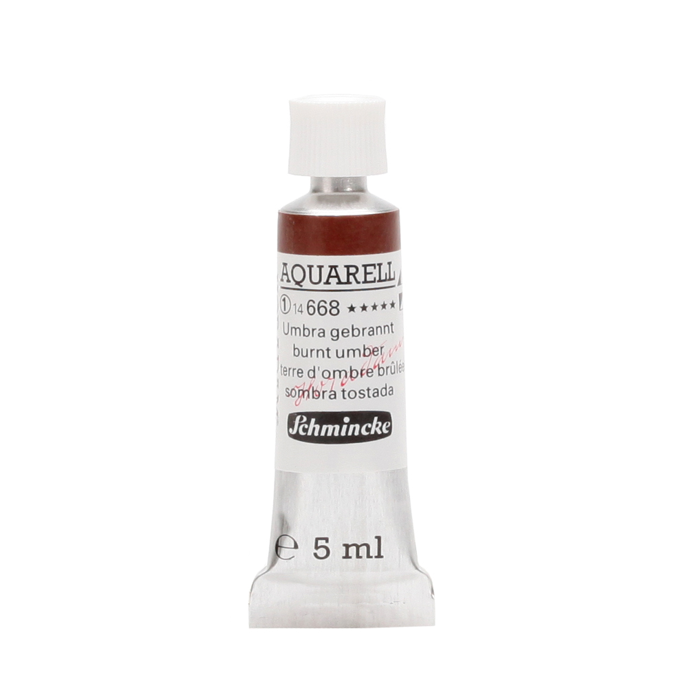 Peinture aquarelle Horadam 5 ml extra-fine 668 - Terre d'ombre brûlée