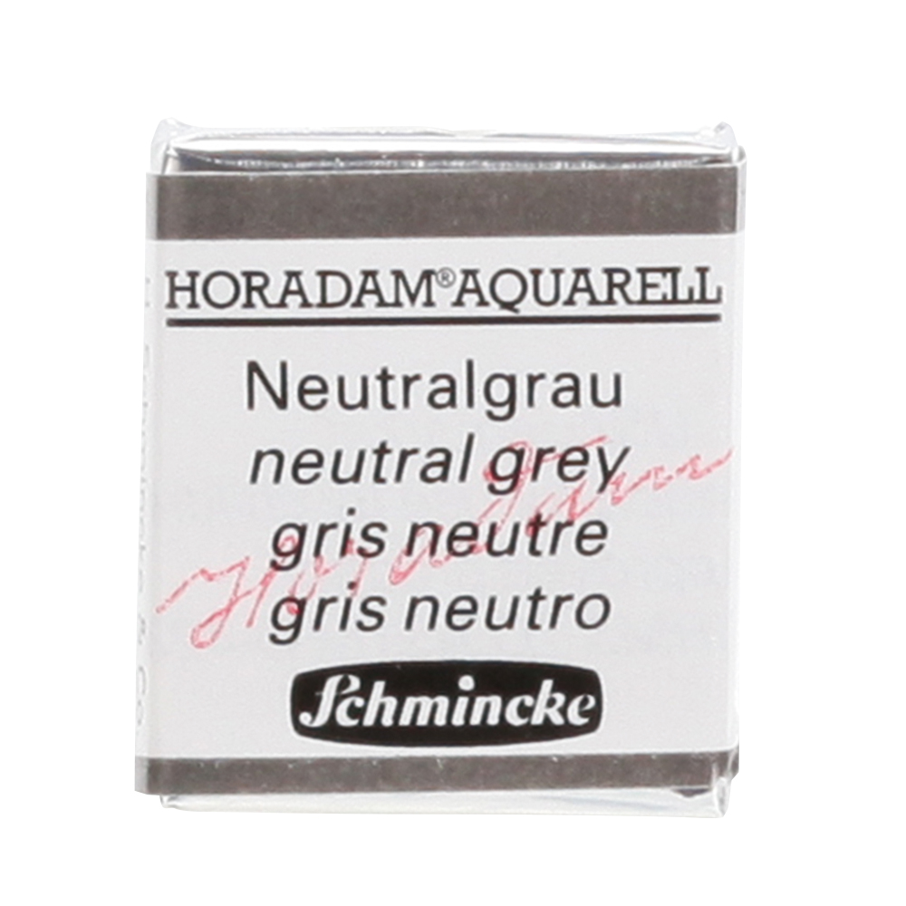 Peinture aquarelle Horadam demi-godet extra-fine 785 - Gris neutre