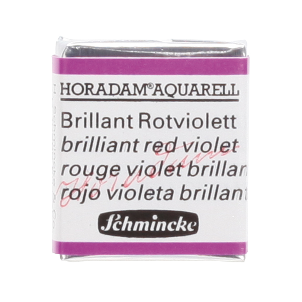 Peinture aquarelle Horadam demi-godet extra-fine 940 - Rouge violet brillant