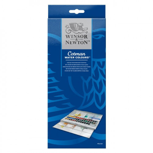 Aquarelle fine Cotman - 45 demi-godets