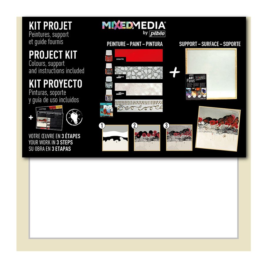 Kit projet Art Panel - Mixed Media - Miroir