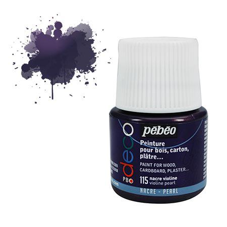 PBO Déco nacré - Violine nacré 45 ml - couleur 5115