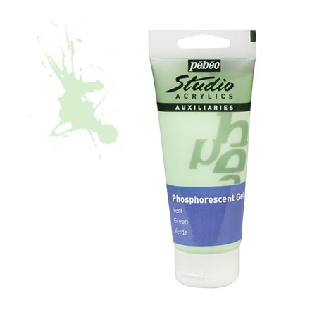 Acrylics Studio - Gel vert phosphorescent - couleur 112 - 100 ml