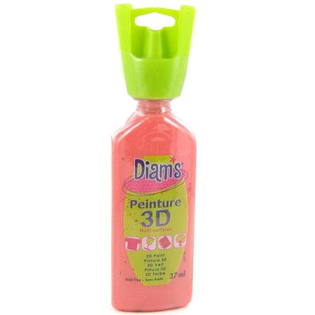 Peinture 3D Diams Brillant - Corail - 37 ml