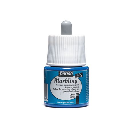 Marbling peinture - Cyan 45 ml - couleur 05