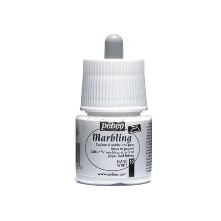 Marbling peinture - Blanc 45 ml - couleur 10