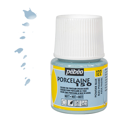 Peinture Porcelaine 150 bleu poudré - 45 ml