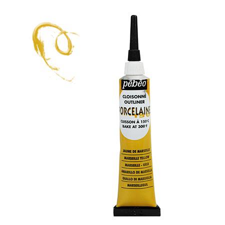 Porcelaine 150 - Cloisonné jaune de Marseille 20 ml - couleur 01
