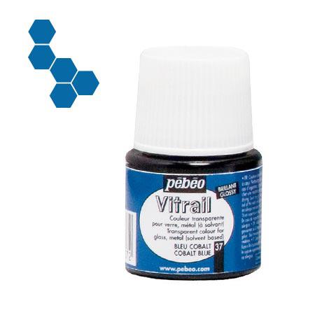 Vitrail - Brillant bleu cobalt 45 ml - couleur 37