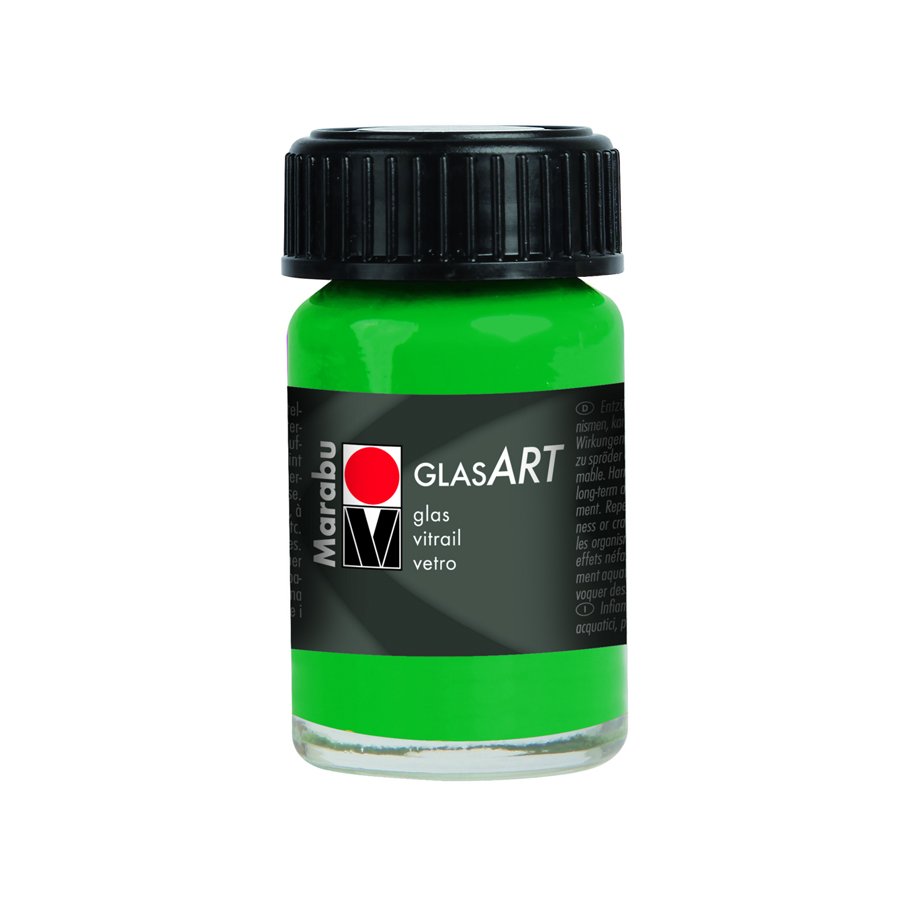 GlasArt - Peinture pour verre brillante - 15 ml - Vert foncé