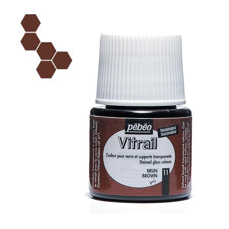 Vitrail - Transparent brun 45 ml - couleur 11